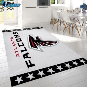 Atlanta Falcons Banner Logo Area Rug