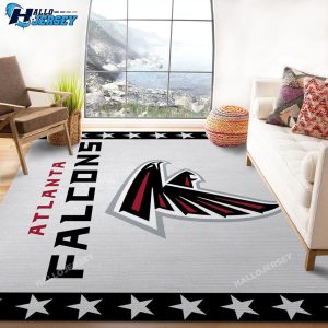 Atlanta Falcons Banner Logo Area Rug