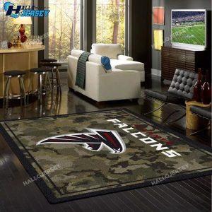 Atlanta Falcons Camo Area Rug