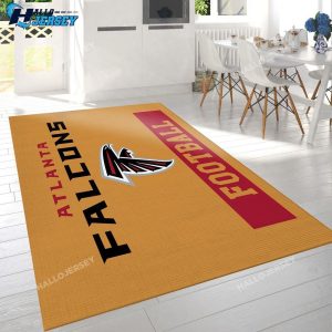 Atlanta Falcons Football Area Rug