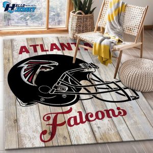 Atlanta Falcons Football Living Room Rug