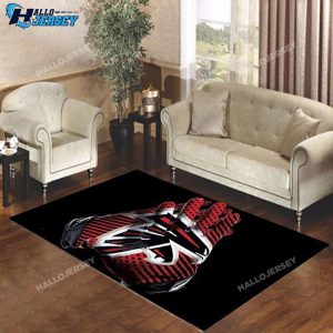 Atlanta Falcons Gloves Area Rug