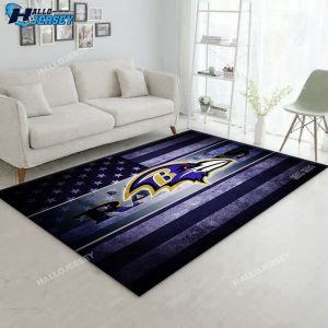 Baltimore Ravens Area Bedroom Rug