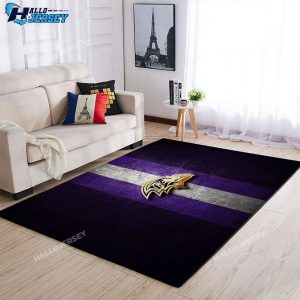 Baltimore Ravens Area Football Rugs