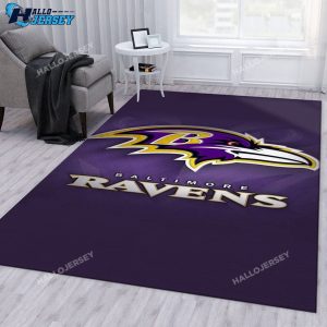 Baltimore Ravens Area Living Room Rug