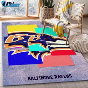 Baltimore Ravens Area Rug Bedroom Rug