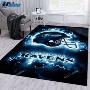 Baltimore Ravens Area Rug For Living Room