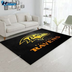 Baltimore Ravens Bedroom Carpet Flooring Gift Rugs