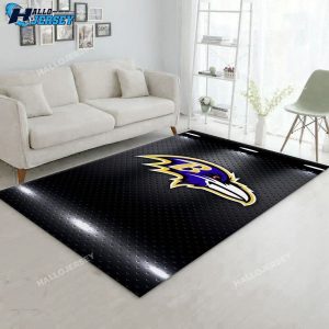 Baltimore Ravens Bedroom Home Decor Floor Rugs