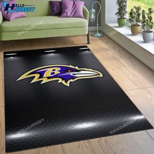 Baltimore Ravens Bedroom Home Decor Floor Rugs