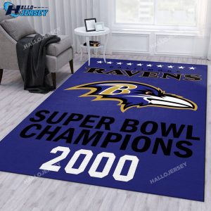 Baltimore Ravens Bedroom US Decor Rug