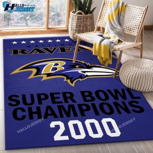 Baltimore Ravens Bedroom US Decor Rug