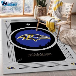 Baltimore Ravens Logo Style Rug