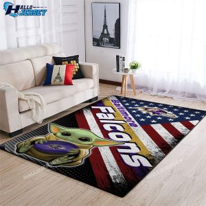 Baltimore Ravens Logo Baby Yoda Us Style Rugs