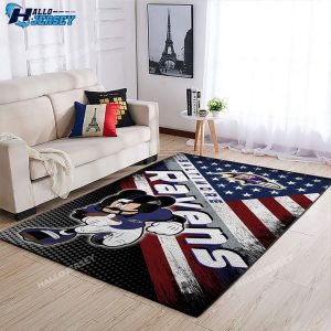 Baltimore Ravens Team Logo Mickey Us Style Area Rug