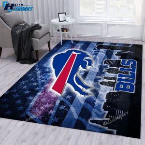 Buffalo Bills Area Bedroom Rug US Gift