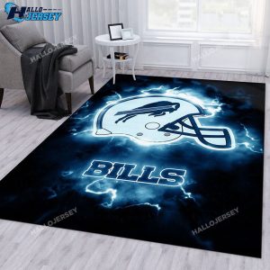 Buffalo Bills Area Bedroom Rugs Carpet Flooring Gift