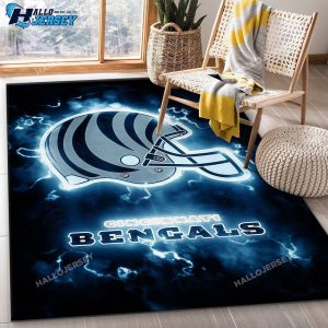 Cincinnati Bengals Christmas Bedroom Rug