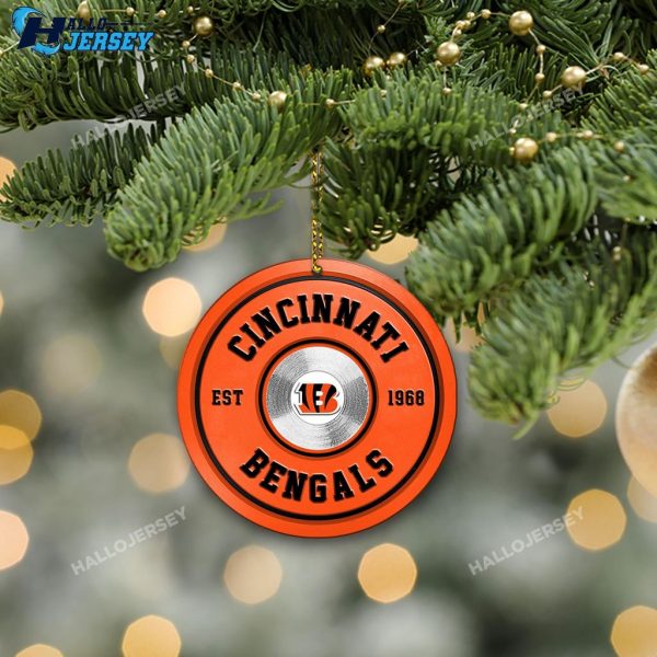 Cincinnati Bengals Fitness Ornament