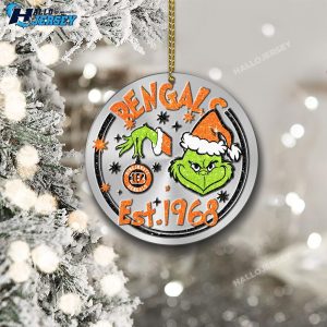 Cincinnati Bengals Grinch Ornament 4