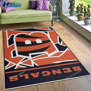 Cincinnati Bengals Logo Area Kitchen Rug