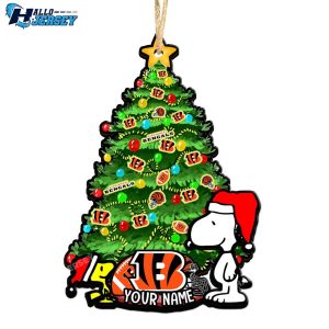 Cincinnati Bengals Personalized Ornament Snoopy And Peanut Christmas Gifts