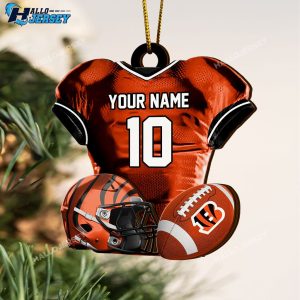 Cincinnati Bengals Piece Acrylic Custom Ornament 3