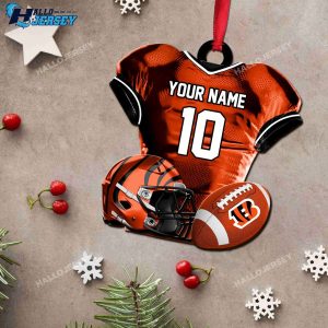 Cincinnati Bengals Piece Acrylic Custom Ornament 4