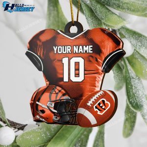 Cincinnati Bengals Piece Acrylic Custom Ornament 5