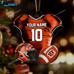 Cincinnati Bengals Piece Acrylic Custom Ornament 6