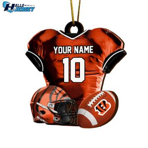 Cincinnati Bengals Piece Acrylic Custom Ornament 8