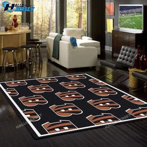 Cincinnati Bengals Repeat Area Rug