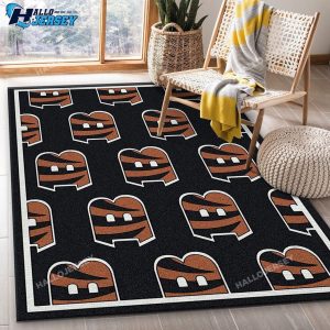 Cincinnati Bengals Repeat Logo Area Rug