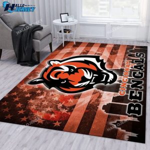 Cincinnati Bengals Bedroom Christmas Gift Rug