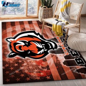 Cincinnati Bengals Bedroom Christmas Gift Rug