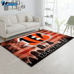 Cincinnati Bengals Bedroom US Gift Decor Rug