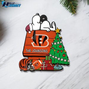 Cincinnati Bengals Sport Team And Snoopy Ornament