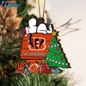 Cincinnati Bengals Sport Team And Snoopy Ornament