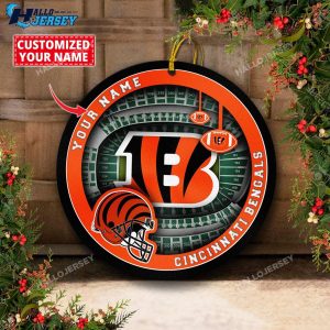 Cincinnati Bengals Stadium Circle Acrylic Ornament