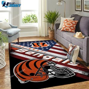 Cincinnati Bengals Team Logo American Rug