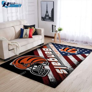 Cincinnati Bengals Team Logo American Rug