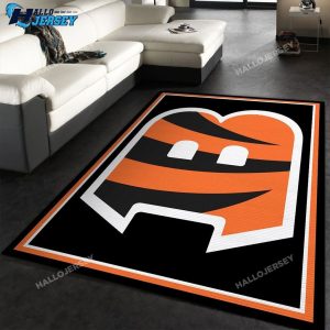 Cincinnati Bengals Football Rug