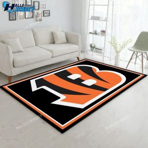 Cincinnati Bengals Football Rug