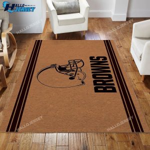 Cleveland Browns Logo Area Carpet Rug