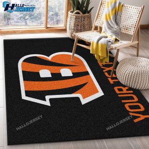 Cincinnati Bengals Personalized Accent Rug