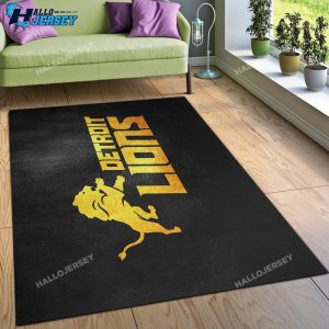 Detroit Lions Area Rug For Christmas Bedroom