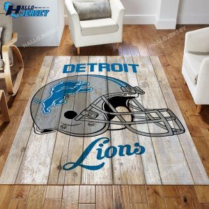 Detroit Lions Football Area Rug 1