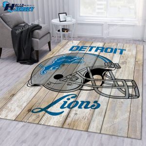 Detroit Lions Football Area Rug 2