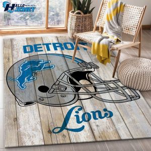 Detroit Lions Football Area Rug 3