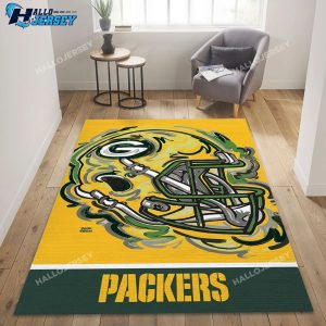 Green Bay Packers Reangle Area Rug